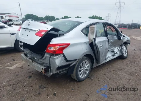 2019 Nissan Sentra Sv z USA, uszkodzony, nr VIN 3N1AB7AP2KY450845